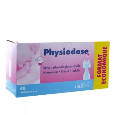 Physiodose Sérum Physiologique Boite de 40