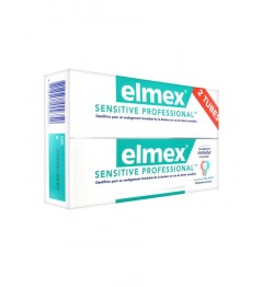 Elmex Dentifrice Sensitive Professionnel Blancheur 2x75Ml