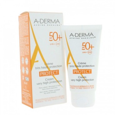 Aderma Solaire Protect Crème SPF50 40Ml