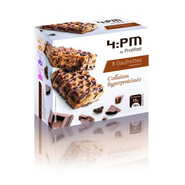 Protifast 4:PM Gaufrettes Chocolat Boite de 8