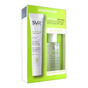 Svr Sebiaclear Crème Mat 40Ml et Eau Micellaire 75Ml