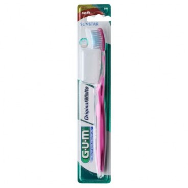 Gum Brosse à Dent Original White Souple Compacte