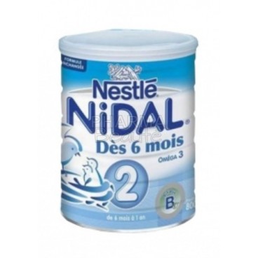 NIDAL Natéa Lait 2ème Age dès 6 mois 800 G pas cher