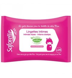 Saforelle Miss Lingettes Intime Paquet de 25