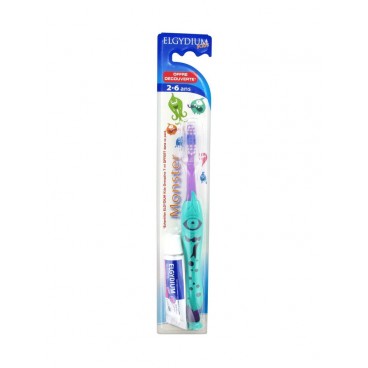 Elgydium Brosse à Dents Monster 2-6 Ans