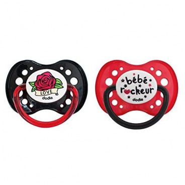 Dodie Sucette Silicone Duo Rock Plus de 18 Mois