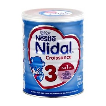 NIDAL Croissance Lait 3ème Age 800 G