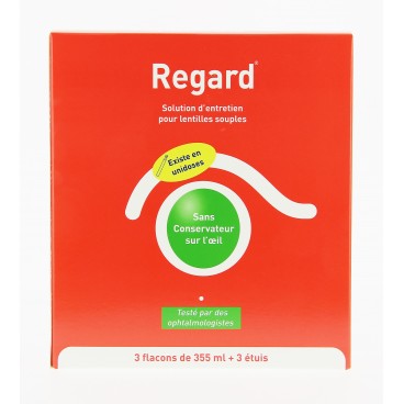 Regard Solution Multifonctions Lentilles 3 Flacons de 355ml pas