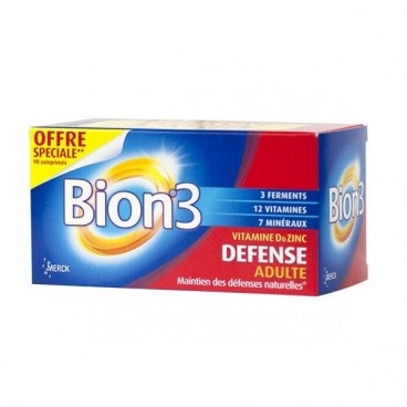 Bion 3 Adultes Défense 90 Comprimés