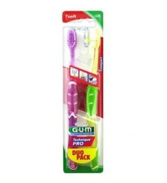 Gum Brosse à Dent Technique Pro Souple Compacte Duo