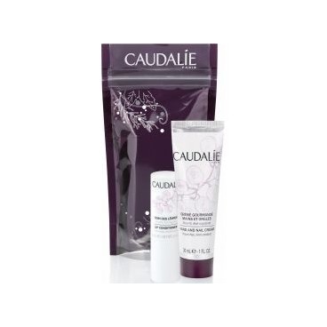 Caudalie Crème mains gourmande 30Ml et Soins des lèvres 4,5 Grammes