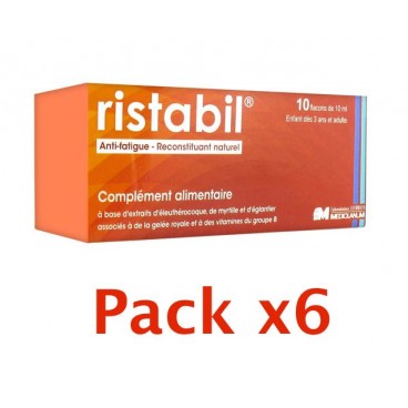 Ristabil Pack de 6 Flacons de 10 Unidoses