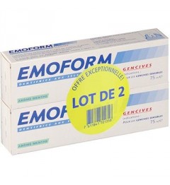 Emoform Dentifrice Gencives Menthe 2x75Ml