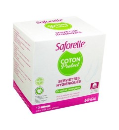 Saforelle Serviettes Jour avec Ailettes x10