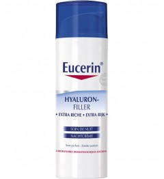 Eucerin Hyaluron Filler Crème Nuit Peaux Très Sèches 50Ml