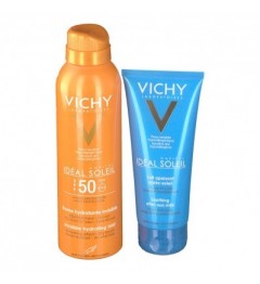 Vichy Ideal Soleil Brume Hydratante SPF50 200Ml et Après Soleil 100Ml