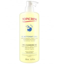 Topicrem Soins Bébé Bio Nettoyant 2en1 500ml