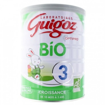 Guigoz Lait Bio 3ème Age + de 12 mois 800 G