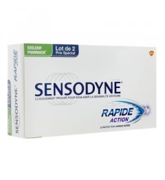 Sensodyne Rapide Dentifrice 2x75ml