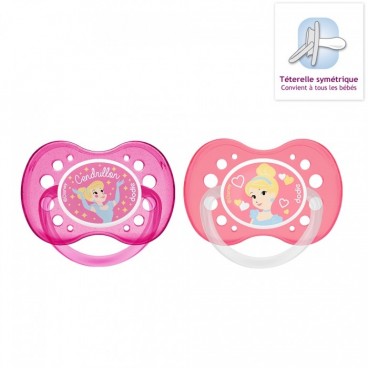 Dodie Sucette Silicone Duo Cendrillon Plus de 18 Mois