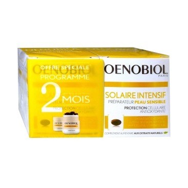 Oenobiol Solaires Intensif Peaux Sensibles 2x30 Capsules