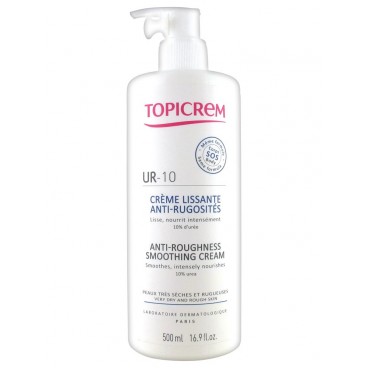 Topicrem UR 10 Crème Lissante Anti Rugosités 500Ml