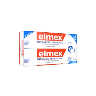 Elmex Dentifrice Anti Carie Professional 2x75Ml