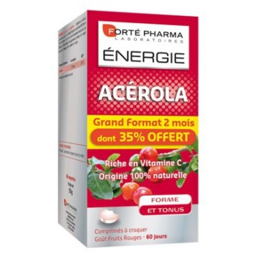 Forté Pharma Energie Acerola 60 Comprimés à croquer pas cher