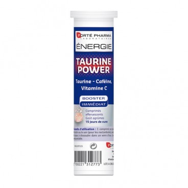 Forté Pharma Energie Taurine Power 15 Comprimés Effervescents