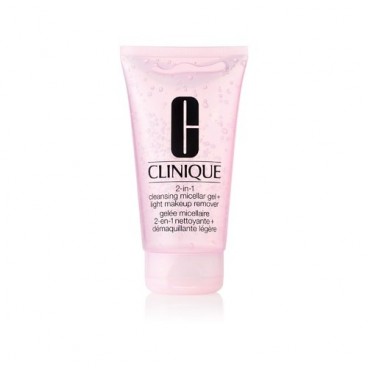 Clinique Gelée micellaire 2-en-1 nettoyante Démaquillante légère 150Ml