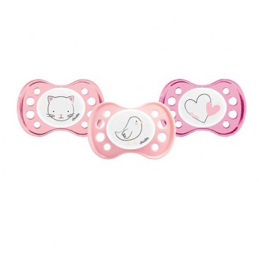 Dodie Sucette Silicone Naissance Fille 0-2 Mois