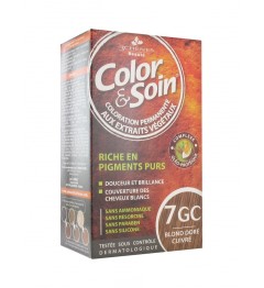 Color et Soin Coloration Blond Doré Cuivré 7GC