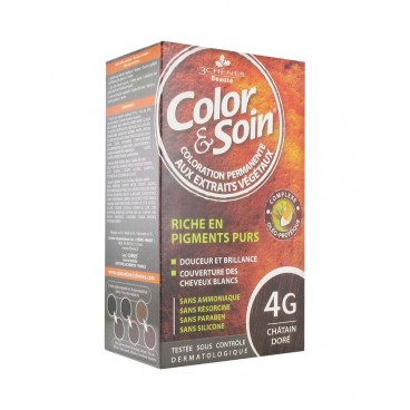 Color et Soin Coloration Chatain Doré 4G