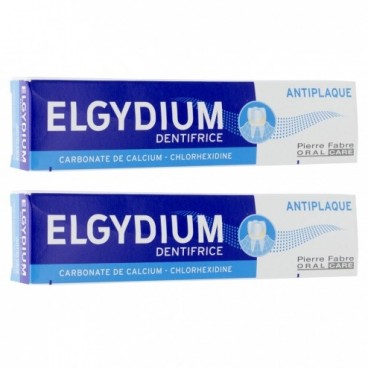 Elgydium Dentifrice Anti Plaque 2x75Ml