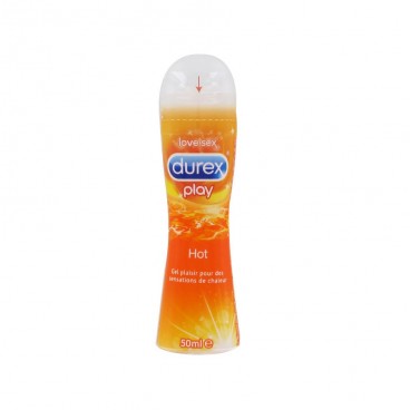 Durex Gel Lubrifiant à Effet Chauffant Play Rouge 50ml pas cher