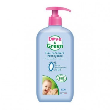 Love And Green Eau nettoyante bio 500Ml