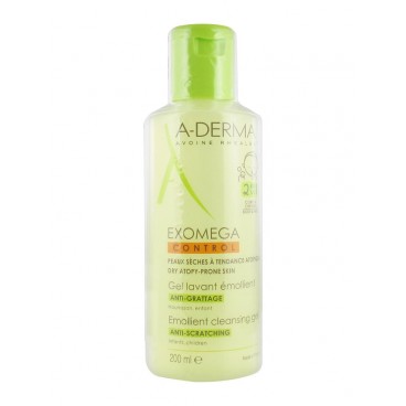 Aderma Exomega Control Gel Nettoyant 2 en 1 200Ml