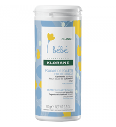 Klorane Bébé Poudre Toilette Protectrice 100 grammes