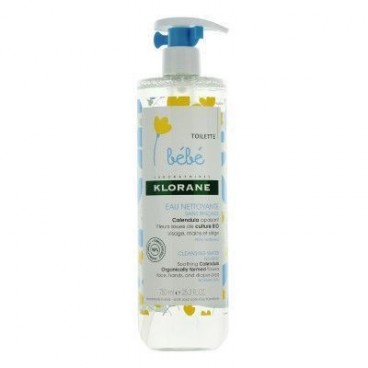 Klorane Bébé Eau Nettoyante Micellaire Sans Rinçage 750Ml