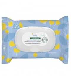 Klorane Bébé Lingettes Nettoyantes Douces Sachet de 25