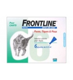 Frontline Spot On Chat 6 pipettes pas cher