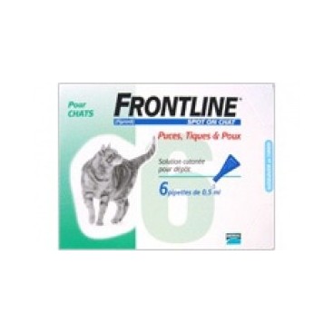 Frontline Spot On Chat 6 pipettes pas cher