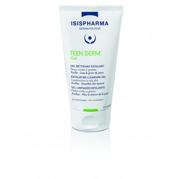 Isis Pharma Teen Derm Gel Nettoyant Exfoliant 150Ml