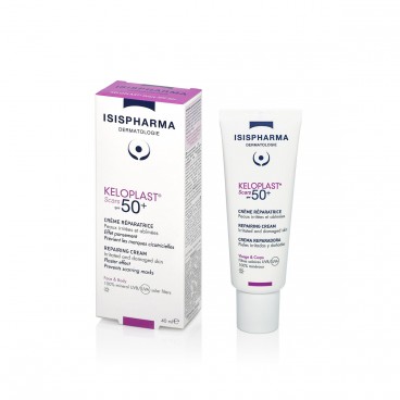 Isis Pharma Keloplast Scars SPF50 Crème Réparatrice Effet Pansement 40Ml