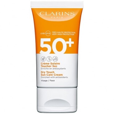 Clarins Solaire Visage Crème Toucher Sec SPF50 50Ml