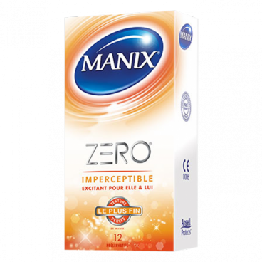 Manix Préservatif Zero Imperceptible Excitant Boite de 12