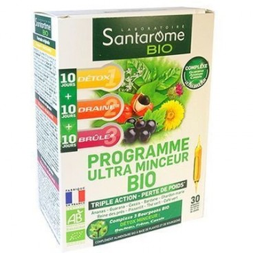 Santarome Bio Programme Ultra Minceur 30 Ampoules