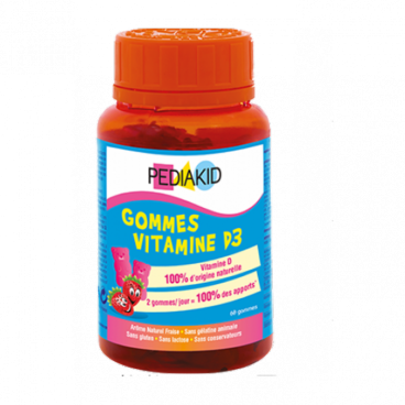 Pediakid Gommes Vitamine D3 60 Gommes