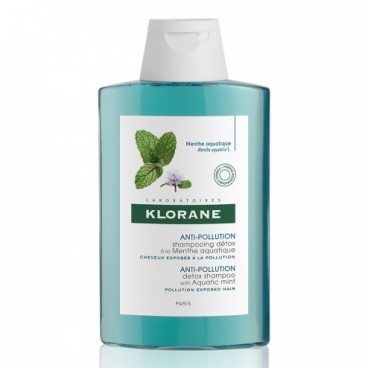 Klorane Capillaire Shampooing Détox à la Menthe Aquatique 200Ml