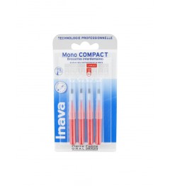 Inava Brossettes Mono Compact Rouge 4 Brossettes